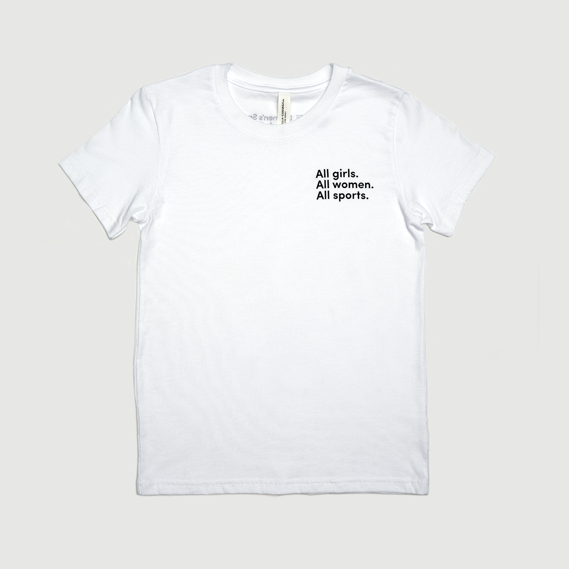 WSF Cotton Youth T-Shirt, in White